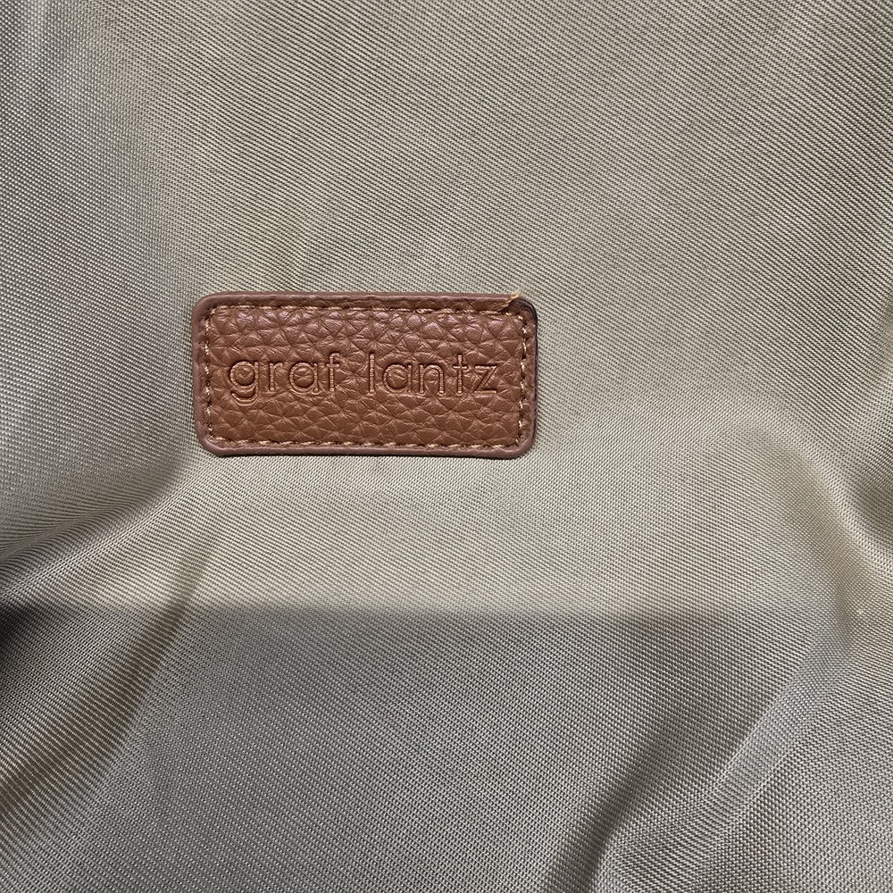 Graf Lants Tan Canvas/leather Tote - Picture 2 of 9